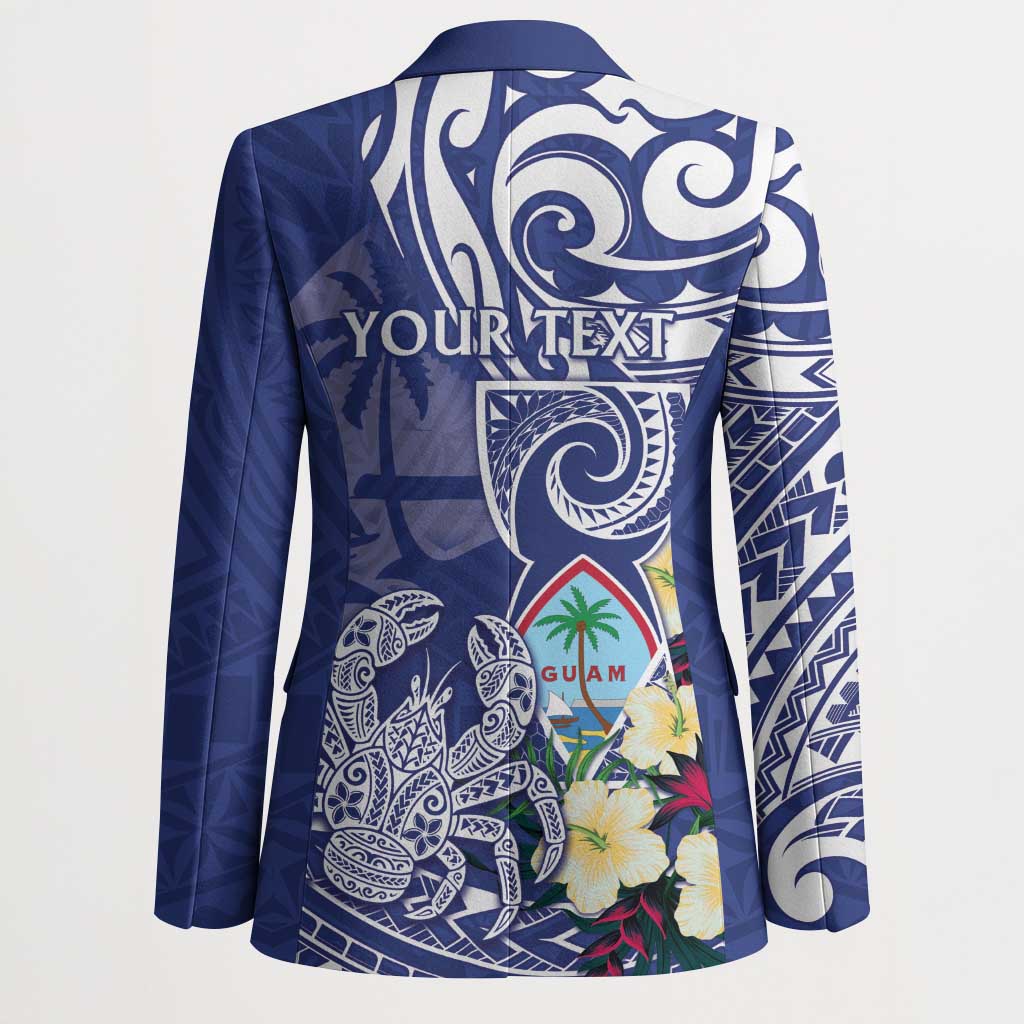 Personalised Hafa Adai Guam Blazer Latte Stone With Coconut Crab