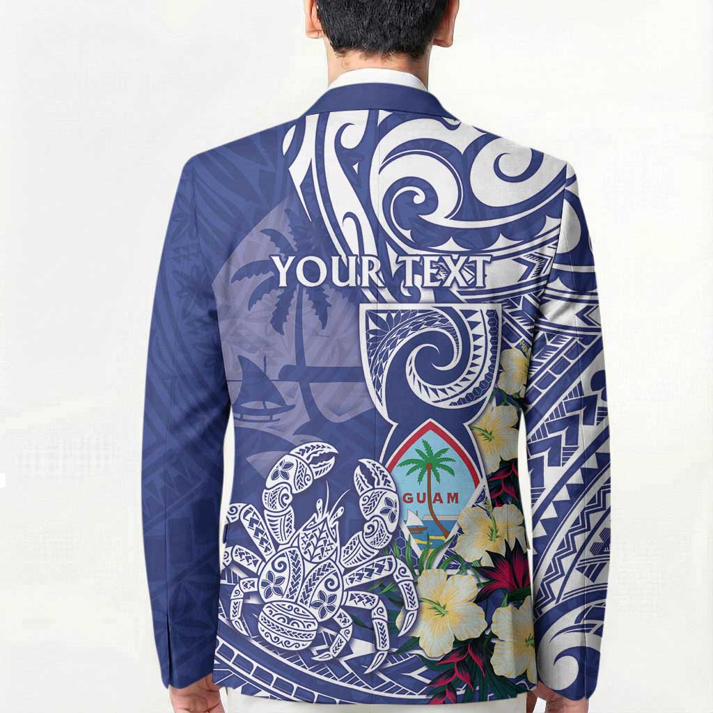 Personalised Hafa Adai Guam Blazer Latte Stone With Coconut Crab