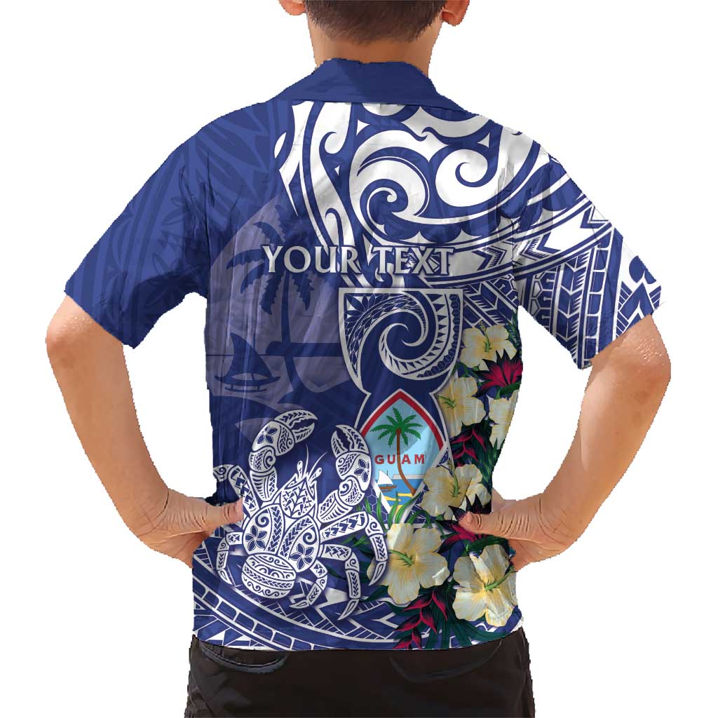 Personalised Hafa Adai Guam Family Matching Tank Maxi Dress and Hawaiian Shirt Latte Stone With Coconut Crab LT05 - Polynesian Pride