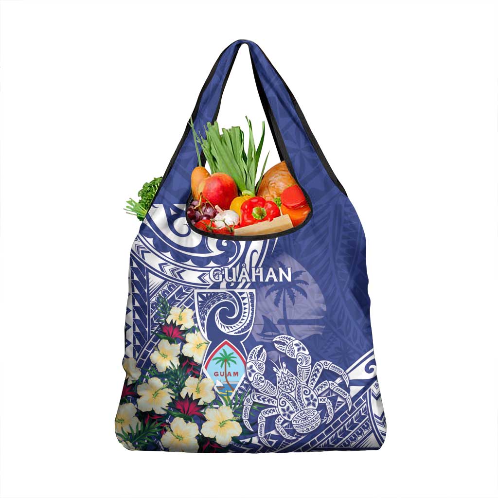 Hafa Adai Guam Grocery Bag Latte Stone With Coconut Crab