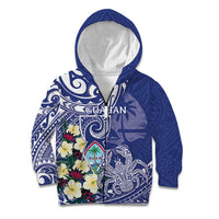 Personalised Hafa Adai Guam Kid Hoodie Latte Stone With Coconut Crab