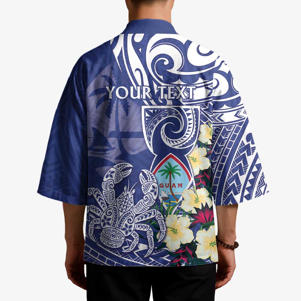 Personalised Hafa Adai Guam Kimono Latte Stone With Coconut Crab