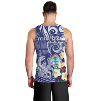 Personalised Hafa Adai Guam Men Tank Top Latte Stone With Coconut Crab