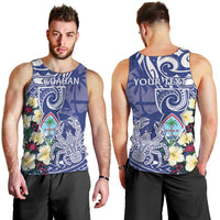 Personalised Hafa Adai Guam Men Tank Top Latte Stone With Coconut Crab