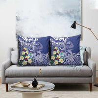 Hafa Adai Guam Pillow Cover Latte Stone With Coconut Crab