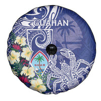 Hafa Adai Guam Spare Tire Cover Latte Stone With Coconut Crab