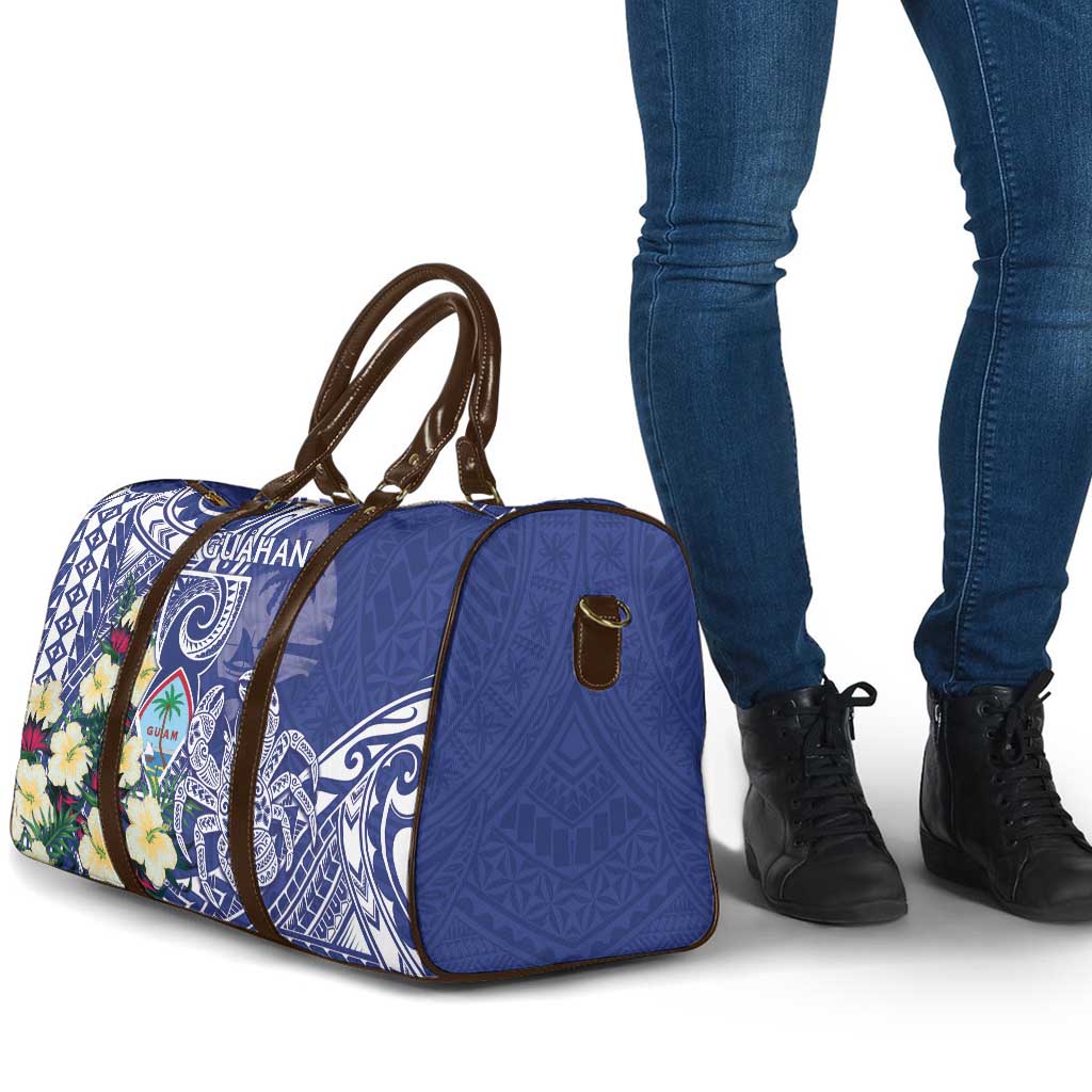 Hafa Adai Guam Travel Bag Latte Stone With Coconut Crab