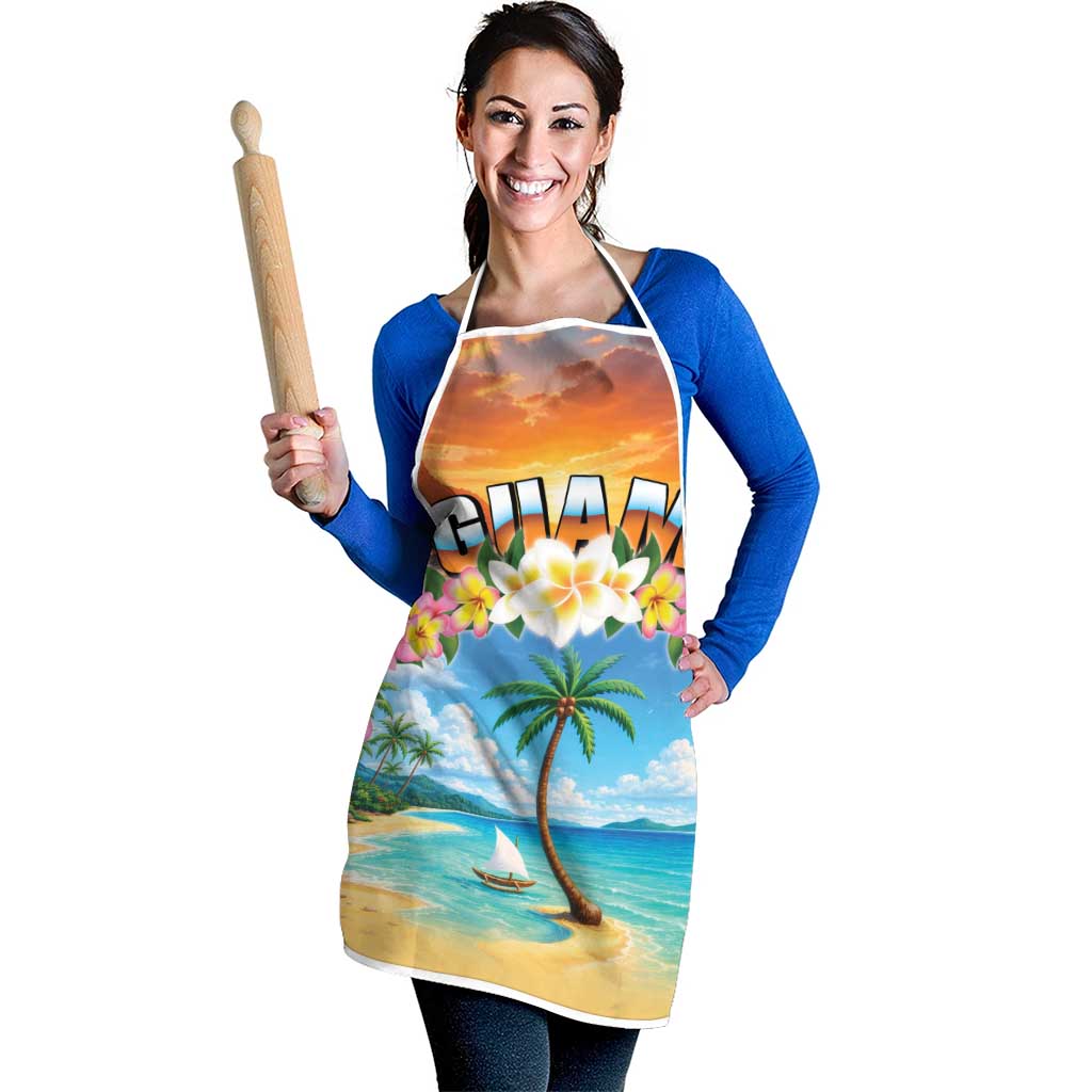 Guam Apron Eternal Summer Sunset Beach
