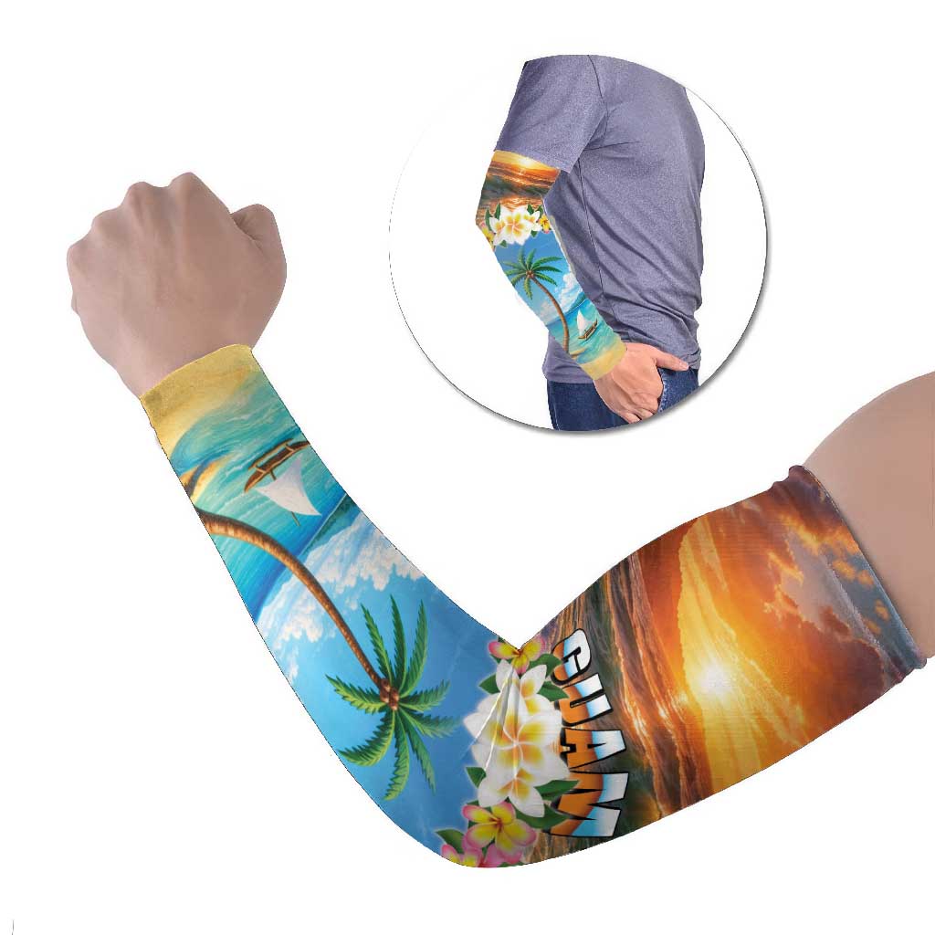 Guam Arm Sleeves Eternal Summer Sunset Beach