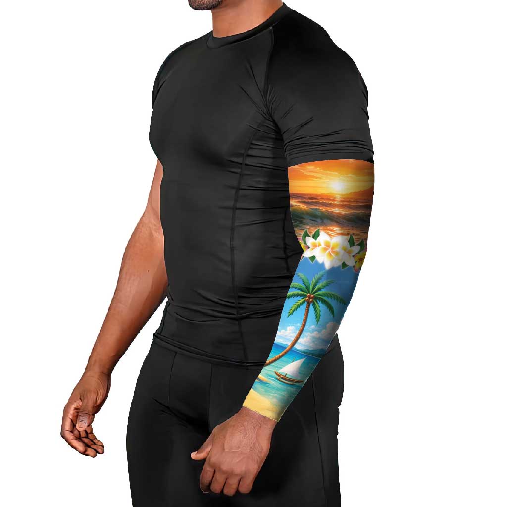 Guam Arm Sleeves Eternal Summer Sunset Beach