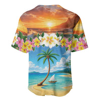 Guam Baseball Jersey Eternal Summer Sunset Beach