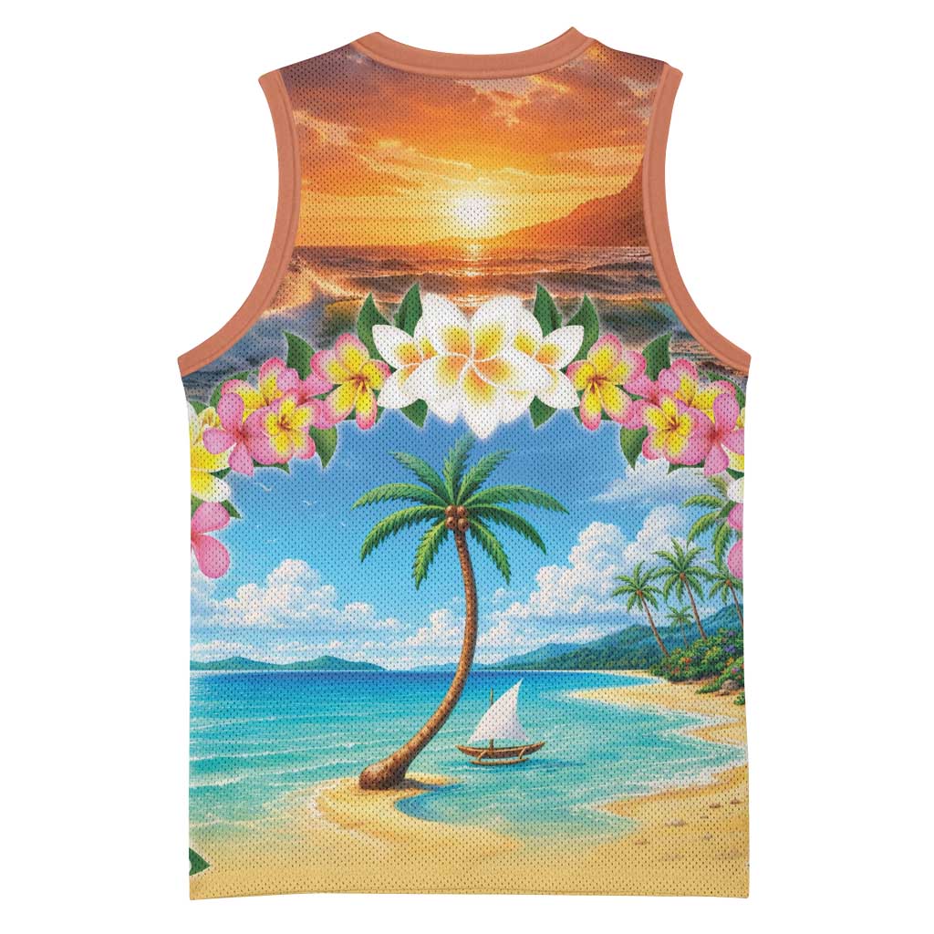 Guam Basketball Jersey Eternal Summer Sunset Beach