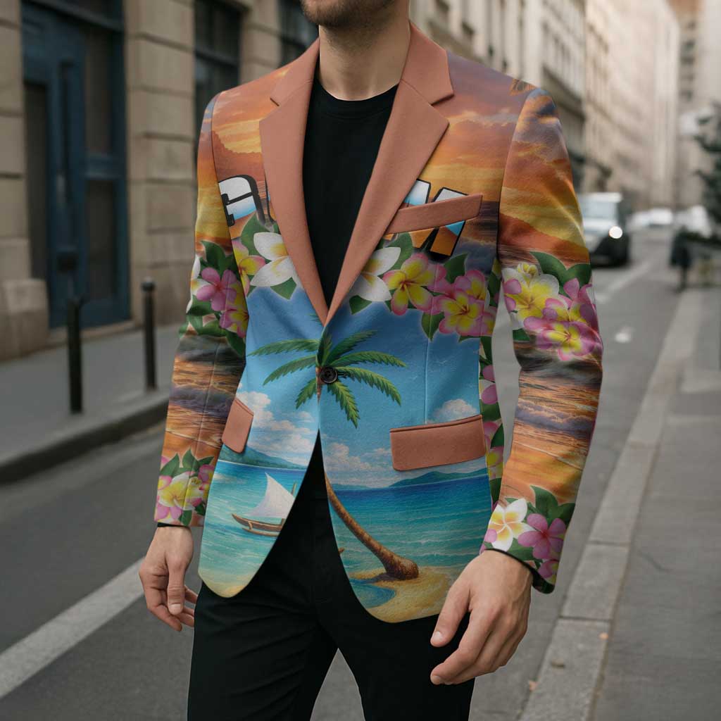 Guam Blazer Eternal Summer Sunset Beach