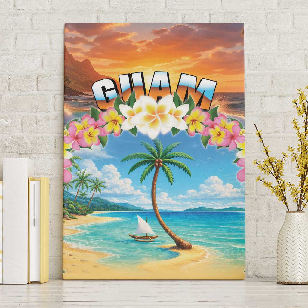 Guam Canvas Wall Art Eternal Summer Sunset Beach