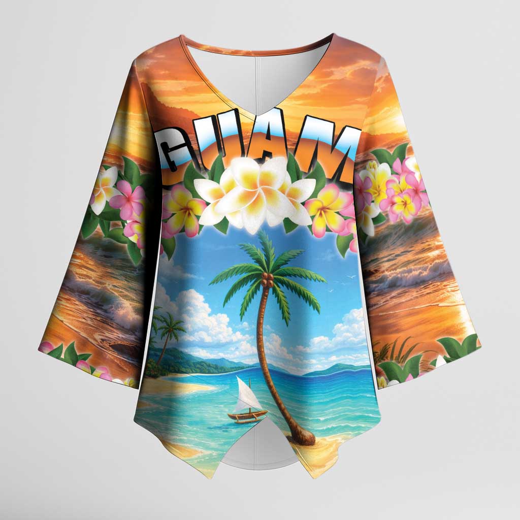 Guam Kimono Sleeve Blouse Eternal Summer Sunset Beach