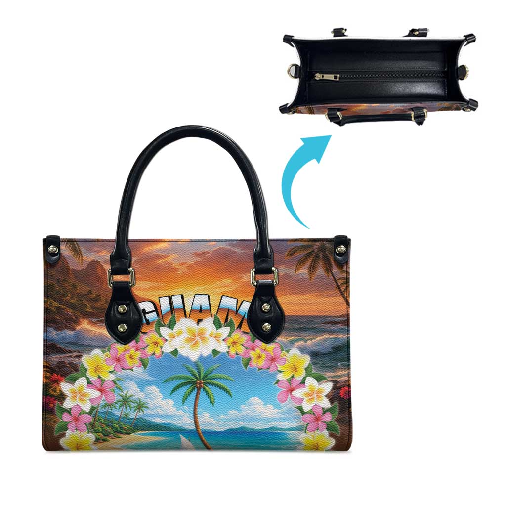 Guam Leather Bag Eternal Summer Sunset Beach