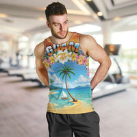 Guam Men Tank Top Eternal Summer Sunset Beach