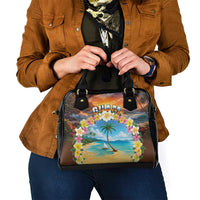 Guam Shoulder Handbag Eternal Summer Sunset Beach