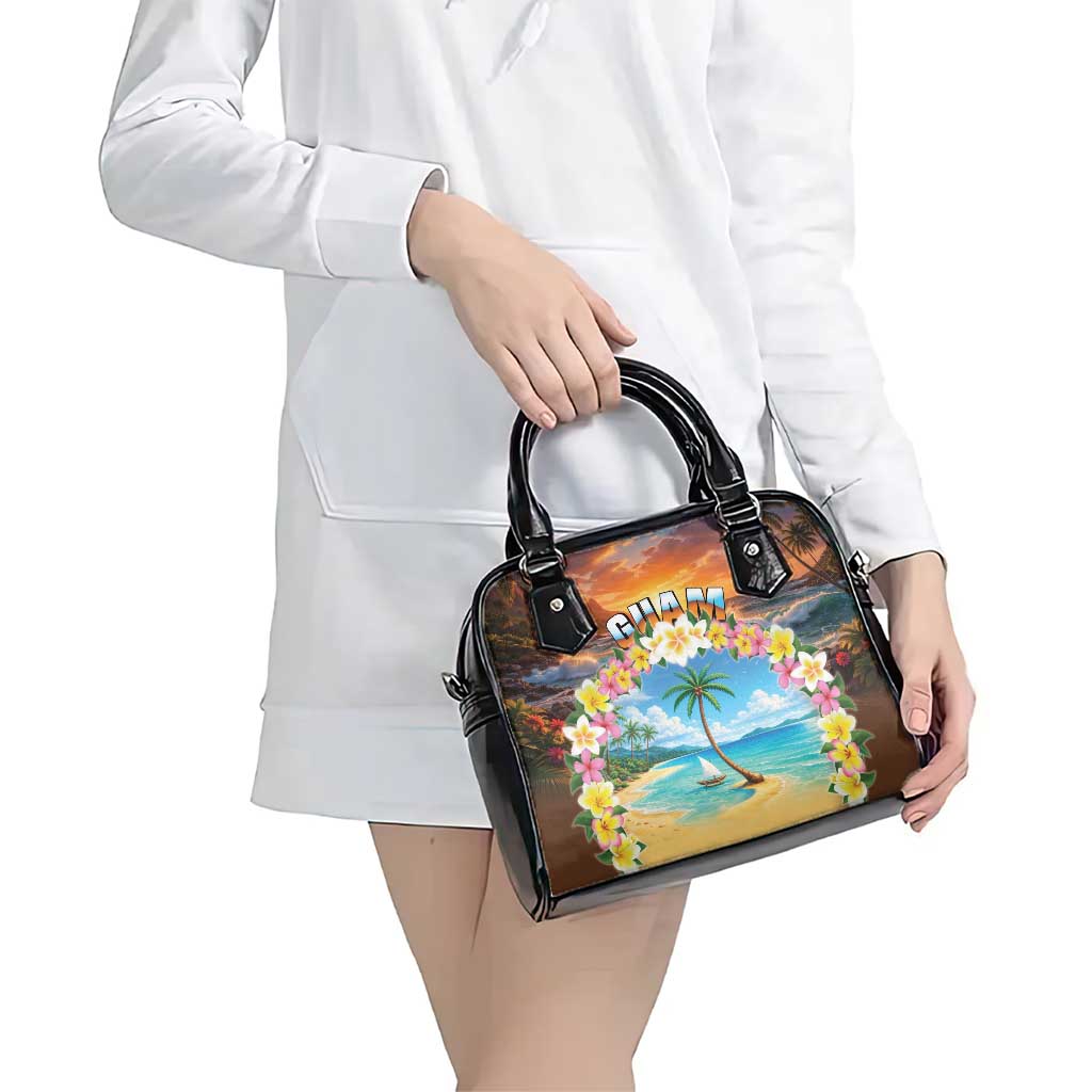 Guam Shoulder Handbag Eternal Summer Sunset Beach
