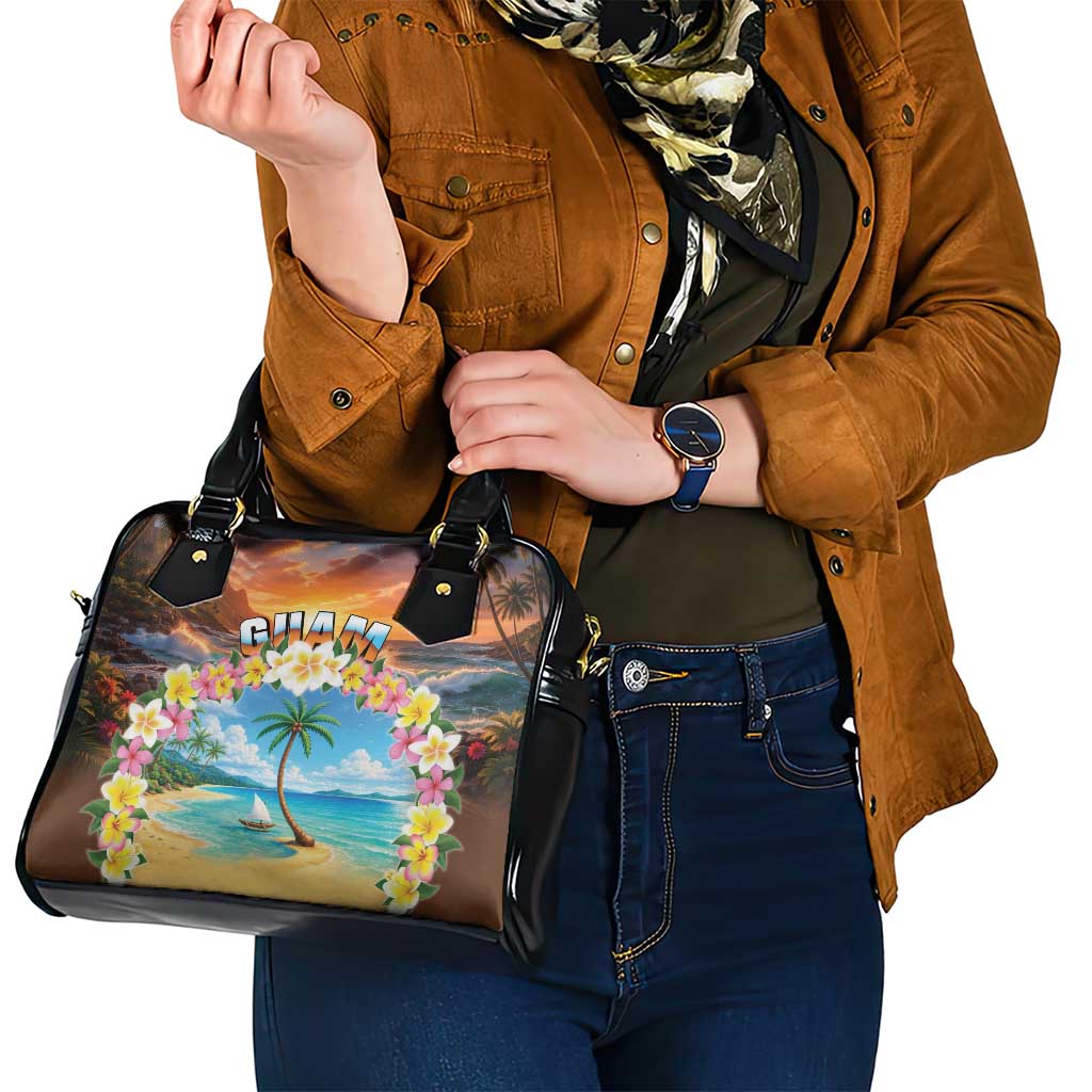Guam Shoulder Handbag Eternal Summer Sunset Beach