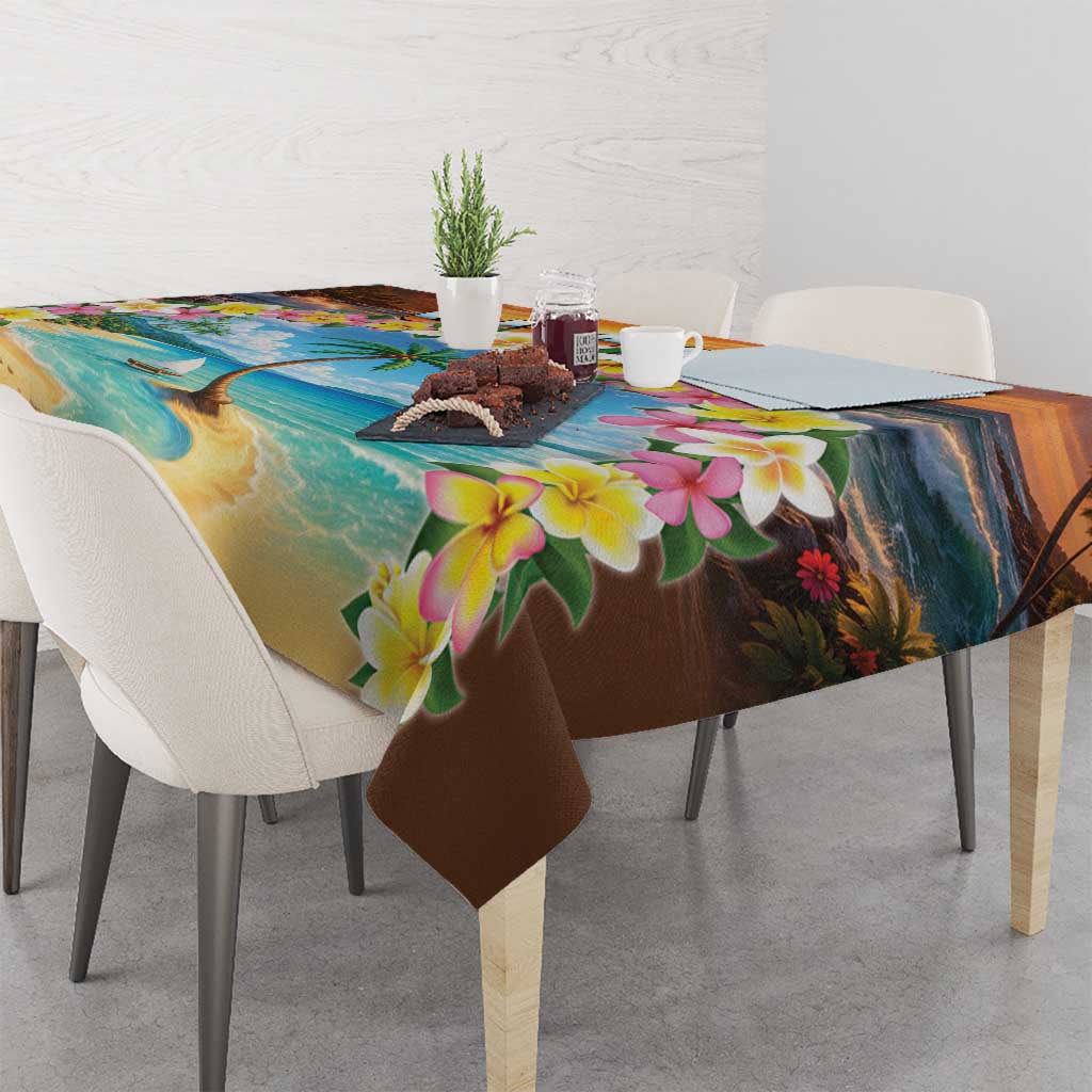 Guam Tablecloth Eternal Summer Sunset Beach