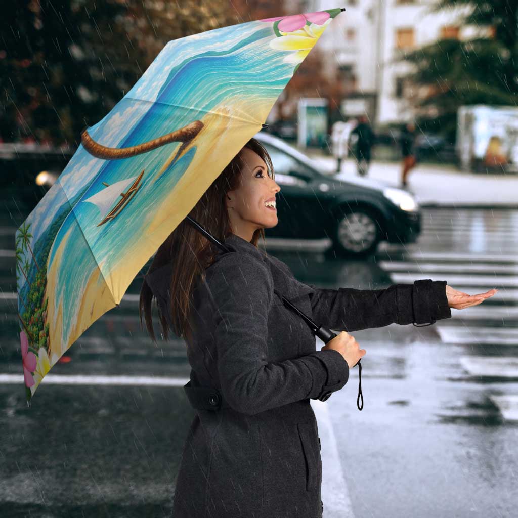 Guam Umbrella Eternal Summer Sunset Beach