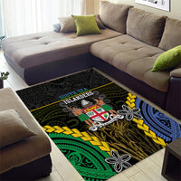 South Sea Islanders And Fiji Area Rug Kanakas Fijian Tapa Pattern