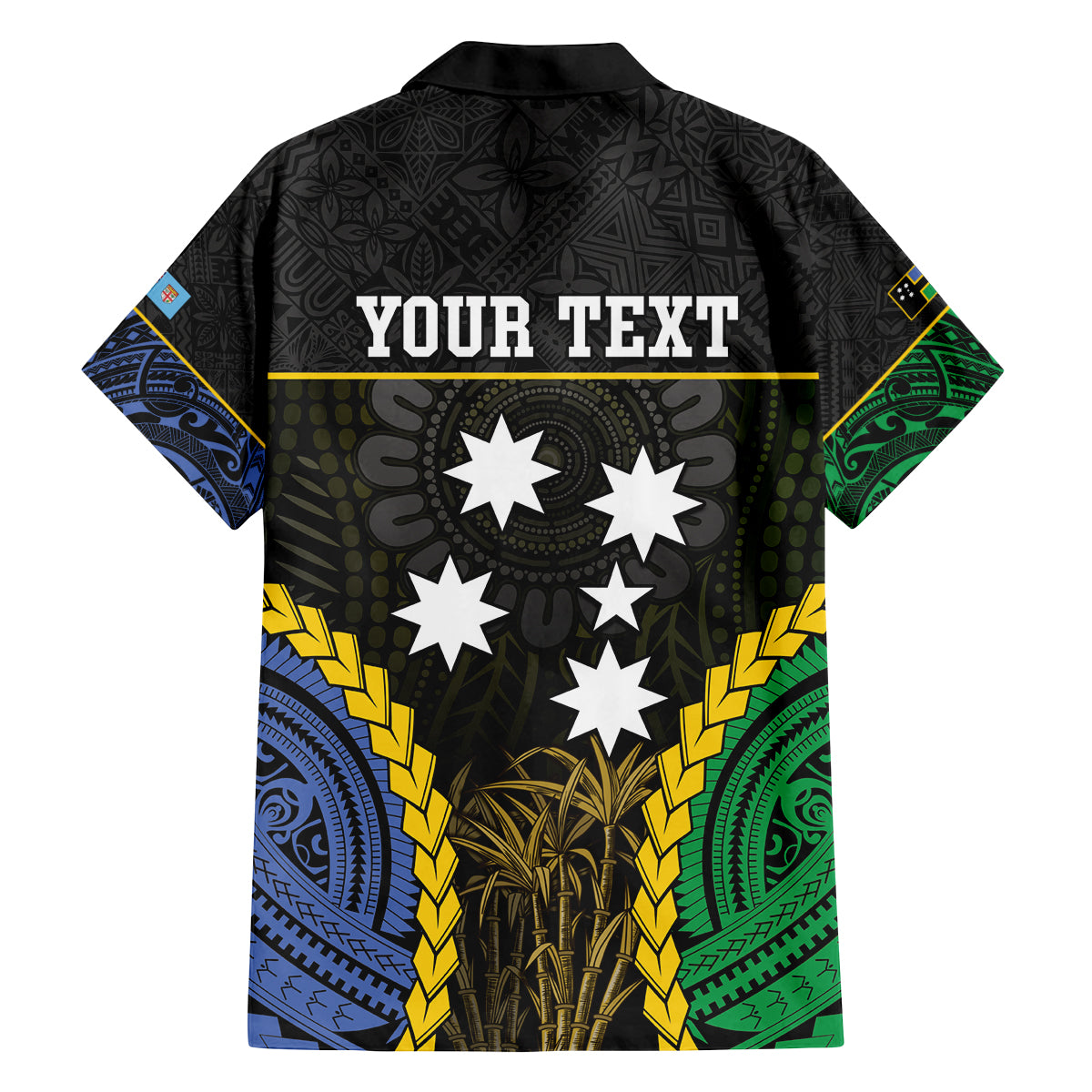 Personalised South Sea Islanders And Fiji Family Matching Puletasi and Hawaiian Shirt Kanakas Fijian Tapa Pattern LT05 - Polynesian Pride