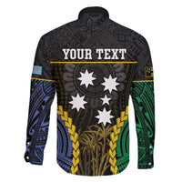 Personalised South Sea Islanders And Fiji Family Matching Tank Maxi Dress and Hawaiian Shirt Kanakas Fijian Tapa Pattern