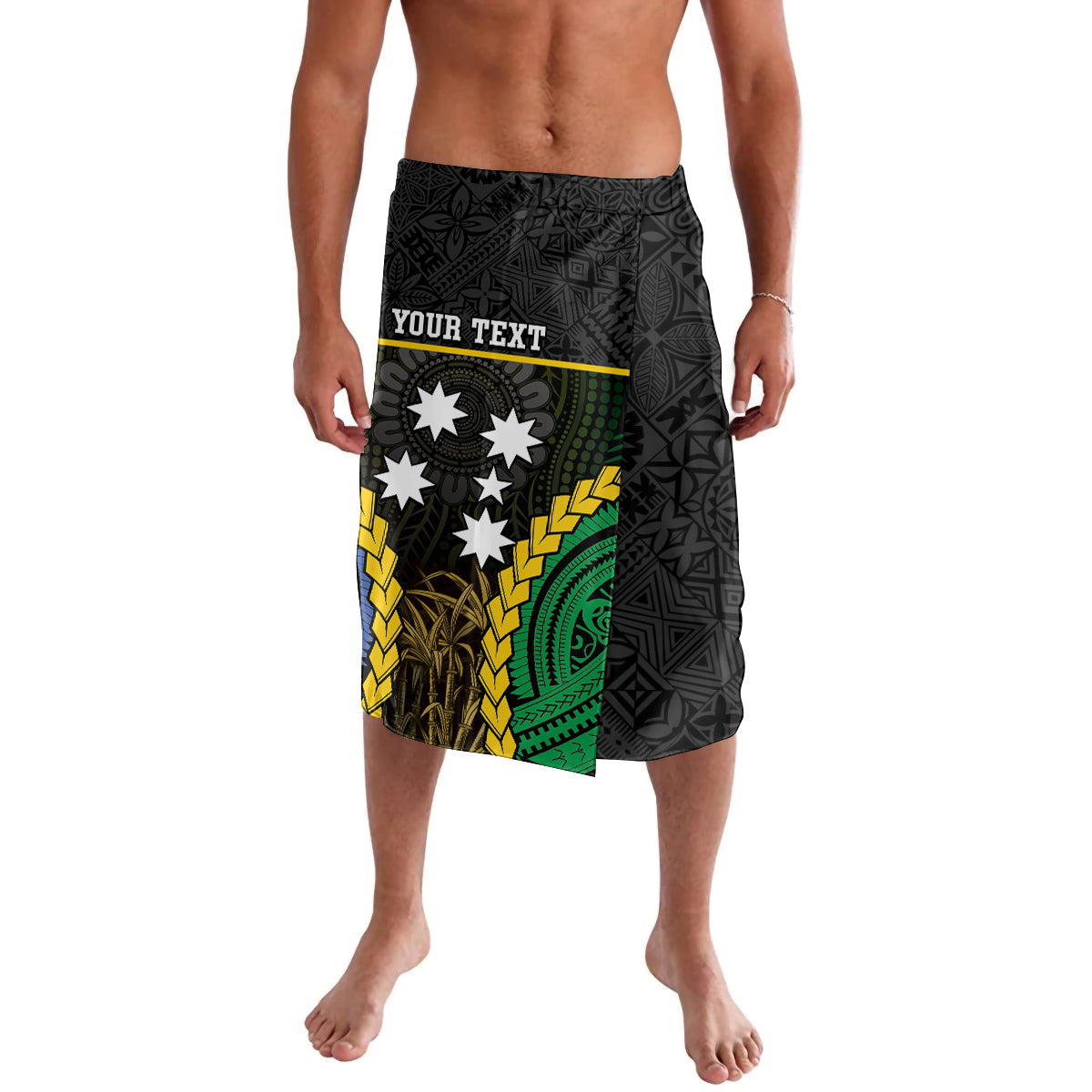 Personalised South Sea Islanders And Fiji Lavalava Kanakas Fijian Tapa Pattern