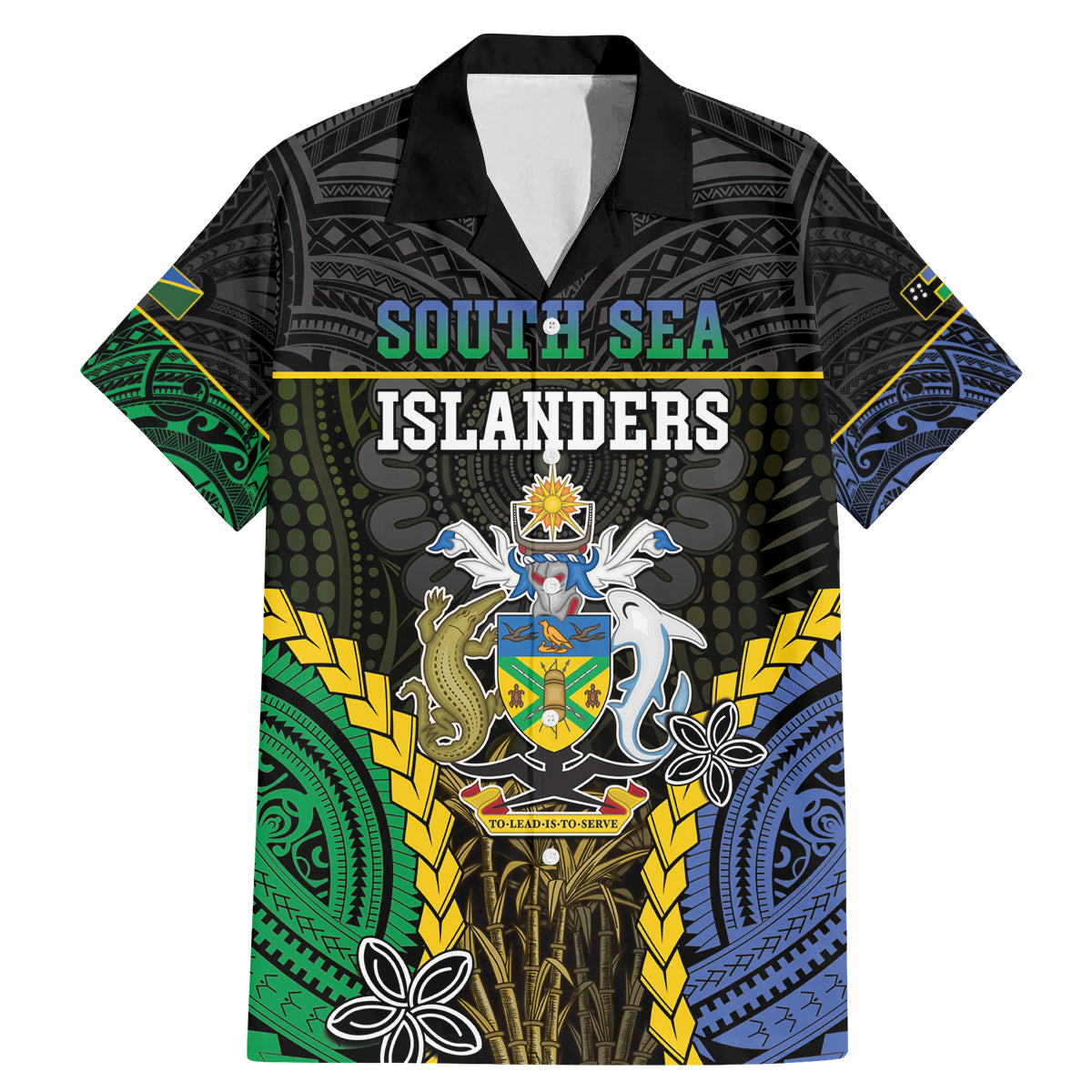 Personalised South Sea Islanders And Solomon Islands Family Matching Mermaid Dress and Hawaiian Shirt Kanakas Polynesian Pattern