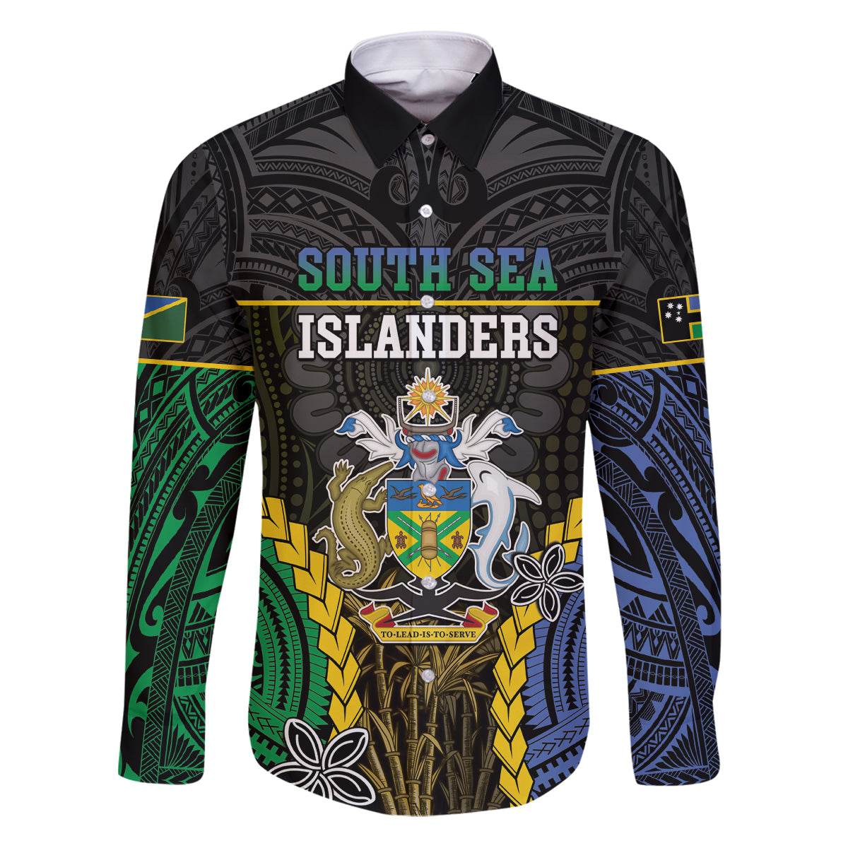 Personalised South Sea Islanders And Solomon Islands Family Matching Puletasi and Hawaiian Shirt Kanakas Polynesian Pattern
