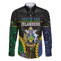 Personalised South Sea Islanders And Solomon Islands Family Matching Puletasi and Hawaiian Shirt Kanakas Polynesian Pattern