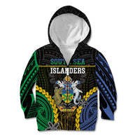 Personalised South Sea Islanders And Solomon Islands Kid Hoodie Kanakas Polynesian Pattern