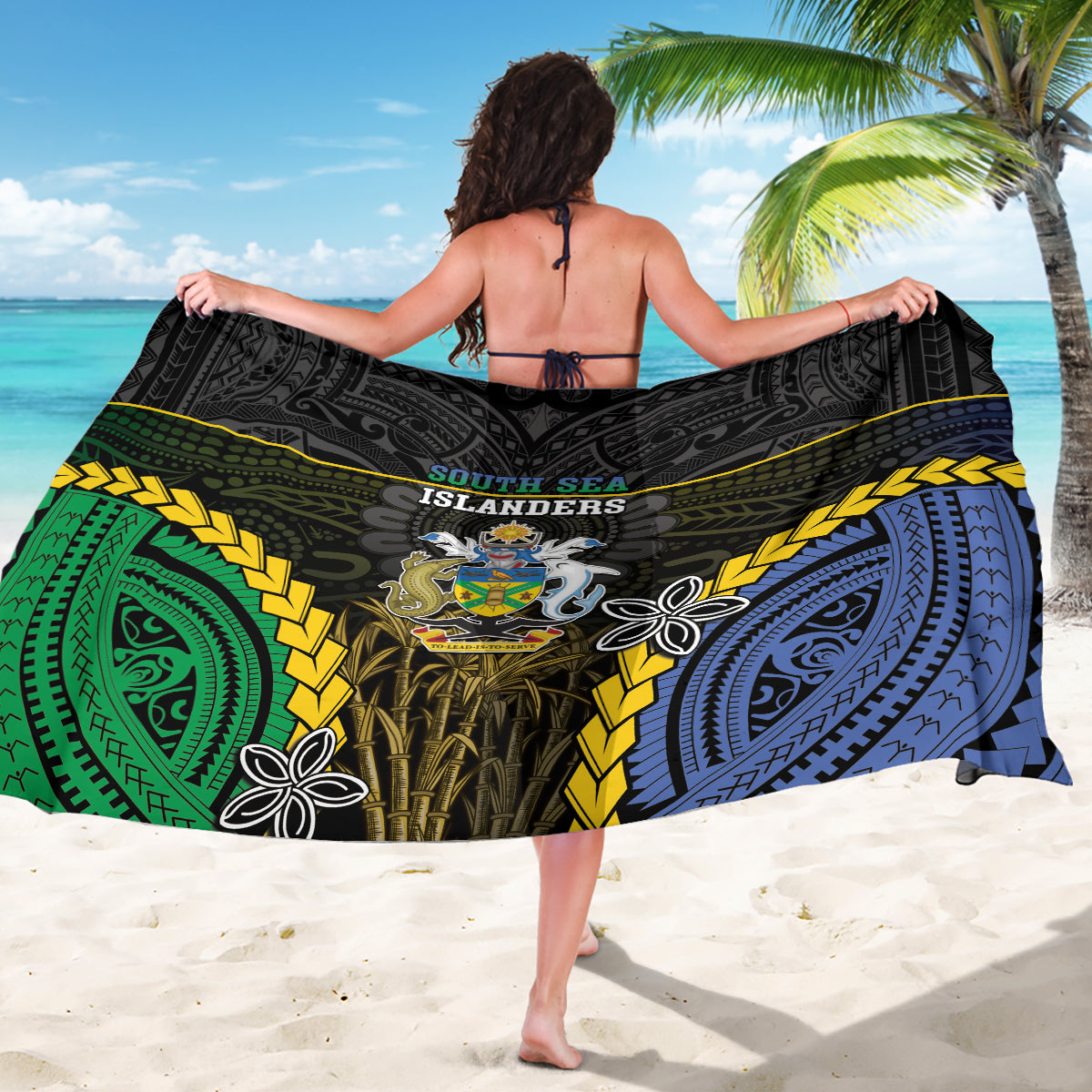 South Sea Islanders And Solomon Islands Sarong Kanakas Polynesian Pattern