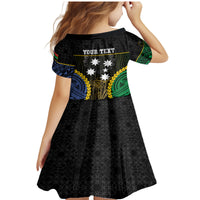 Personalised South Sea Islanders And Vanuatu Family Matching Mermaid Dress and Hawaiian Shirt Kanakas Sand Drawing Pattern LT05 - Polynesian Pride