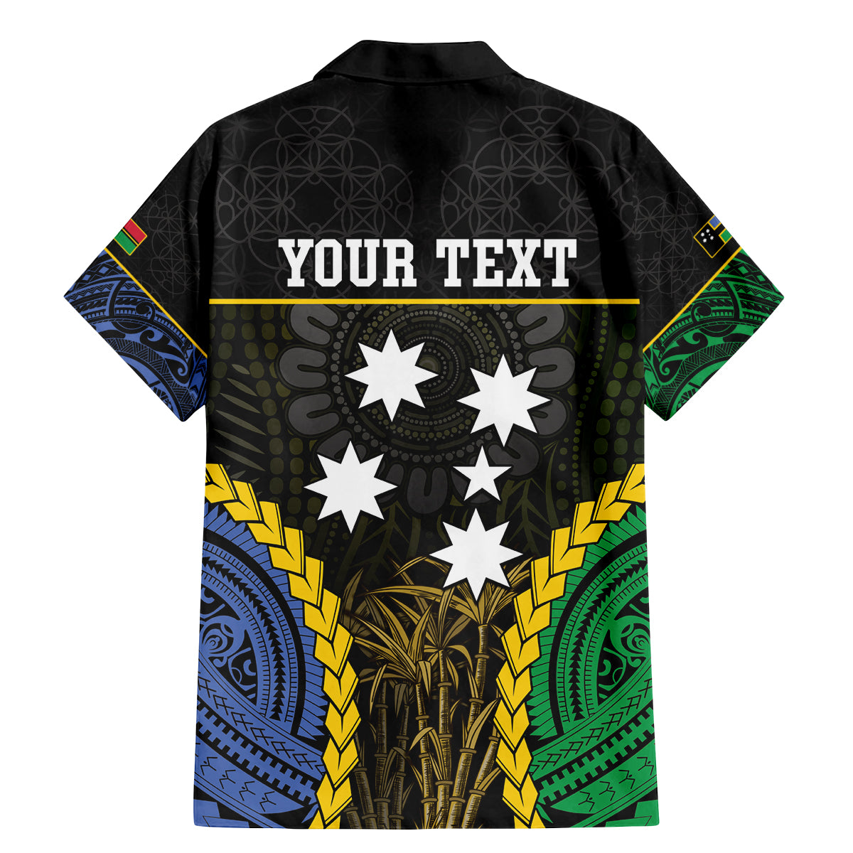 Personalised South Sea Islanders And Vanuatu Family Matching Mermaid Dress and Hawaiian Shirt Kanakas Sand Drawing Pattern LT05 - Polynesian Pride