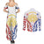 Philippines Couples Matching Summer Maxi Dress and Long Sleeve Button Shirt Katipunan Andres Bonifacio