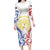 Philippines Family Matching Long Sleeve Bodycon Dress and Hawaiian Shirt Katipunan Andres Bonifacio