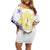Philippines Family Matching Off Shoulder Short Dress and Hawaiian Shirt Katipunan Andres Bonifacio