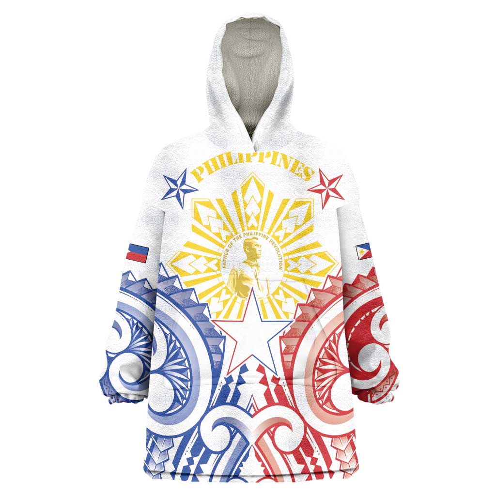 Philippines Wearable Blanket Hoodie Katipunan Andres Bonifacio