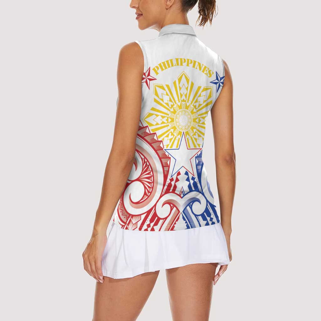 Philippines Women Sleeveless Polo Shirt Katipunan Andres Bonifacio