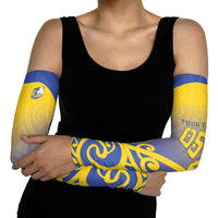 Custom James Cook High School Arm Sleeves Maori Koru Pattern