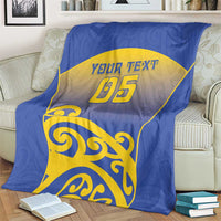 Custom James Cook High School Blanket Maori Koru Pattern