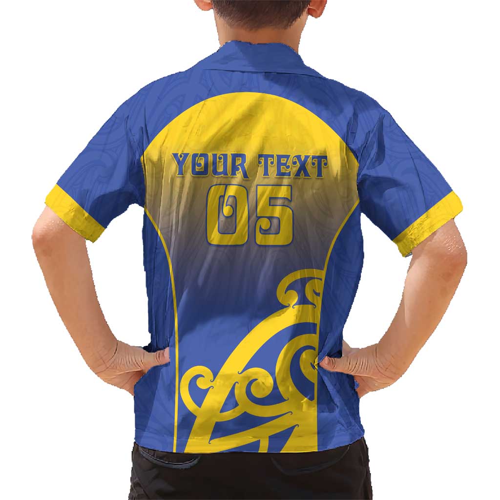 Custom James Cook High School Family Matching Puletasi and Hawaiian Shirt Maori Koru Pattern