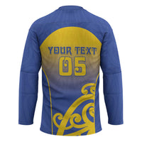 Custom James Cook High School Hockey Jersey Maori Koru Pattern