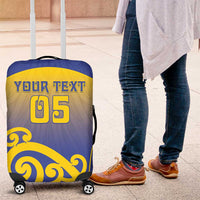Custom James Cook High School Luggage Cover Maori Koru Pattern
