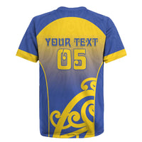 Custom James Cook High School Rugby Jersey Maori Koru Pattern