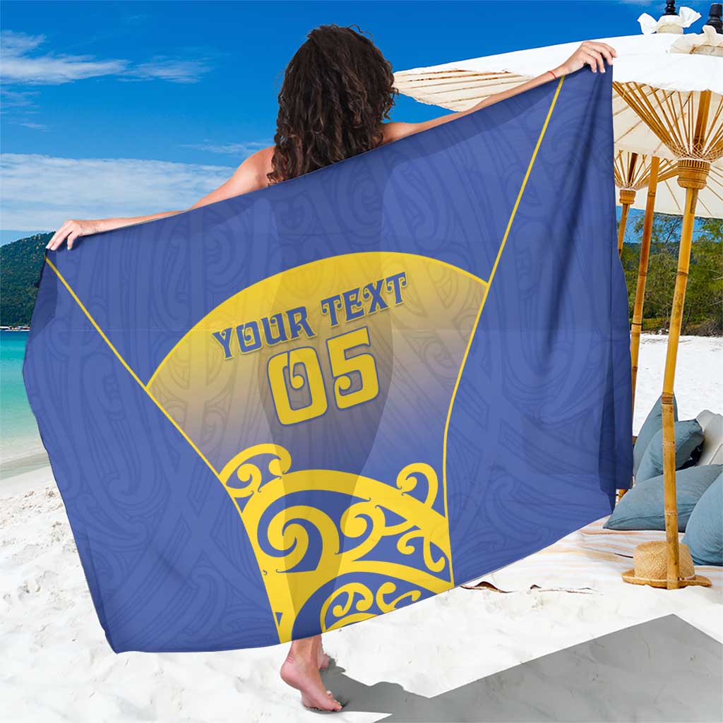 Custom James Cook High School Sarong Maori Koru Pattern