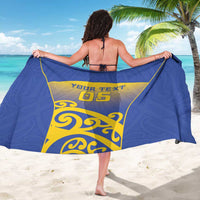 Custom James Cook High School Sarong Maori Koru Pattern